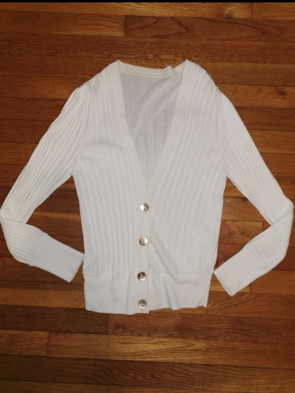 Idole White Cardigan Knitwear Size S 160/84A